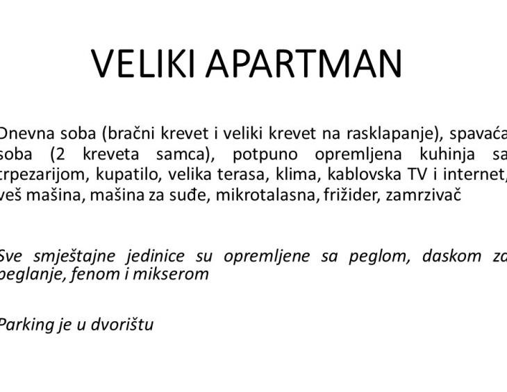 3 VELIKI APARTMAN